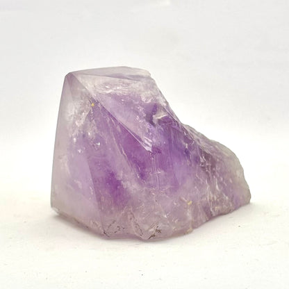 Amethystspitze / Natursockel, polierte Oberseite - 5 cm