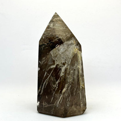 Bergkristall/rökkvartsspets 11,5 cm