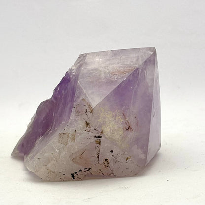 Amethystspitze / Natursockel, polierte Oberseite - 5 cm