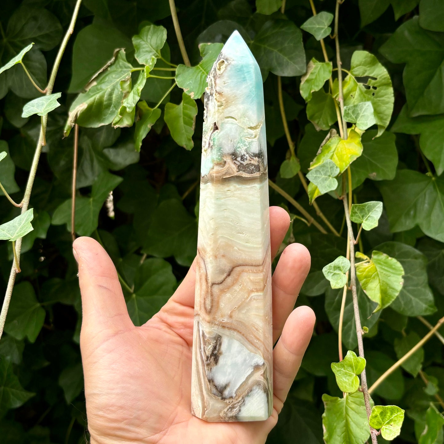 Smithsonite obelisk - 22 cm Smithsonite obelisk - 22 cm