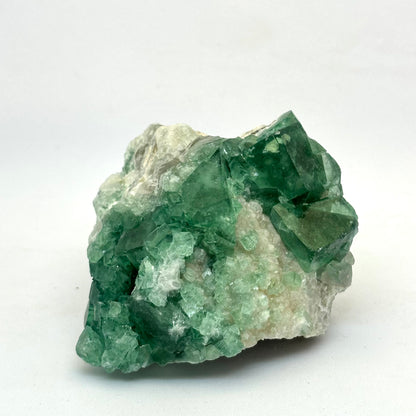 Kubischer grüner Fluoritcluster - 6 cm