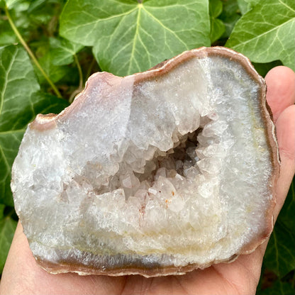 Achat-Geode, poliert 13 cm