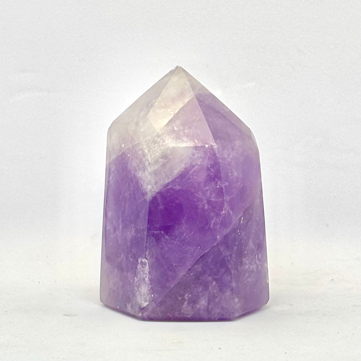 Amethyst Chevron Turm 7,5 cm Amethyst Chevron Turm 7,5 cm