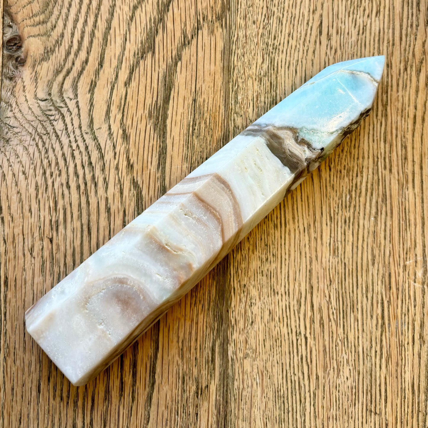 Smithsonite obelisk - 22 cm Smithsonite obelisk - 22 cm