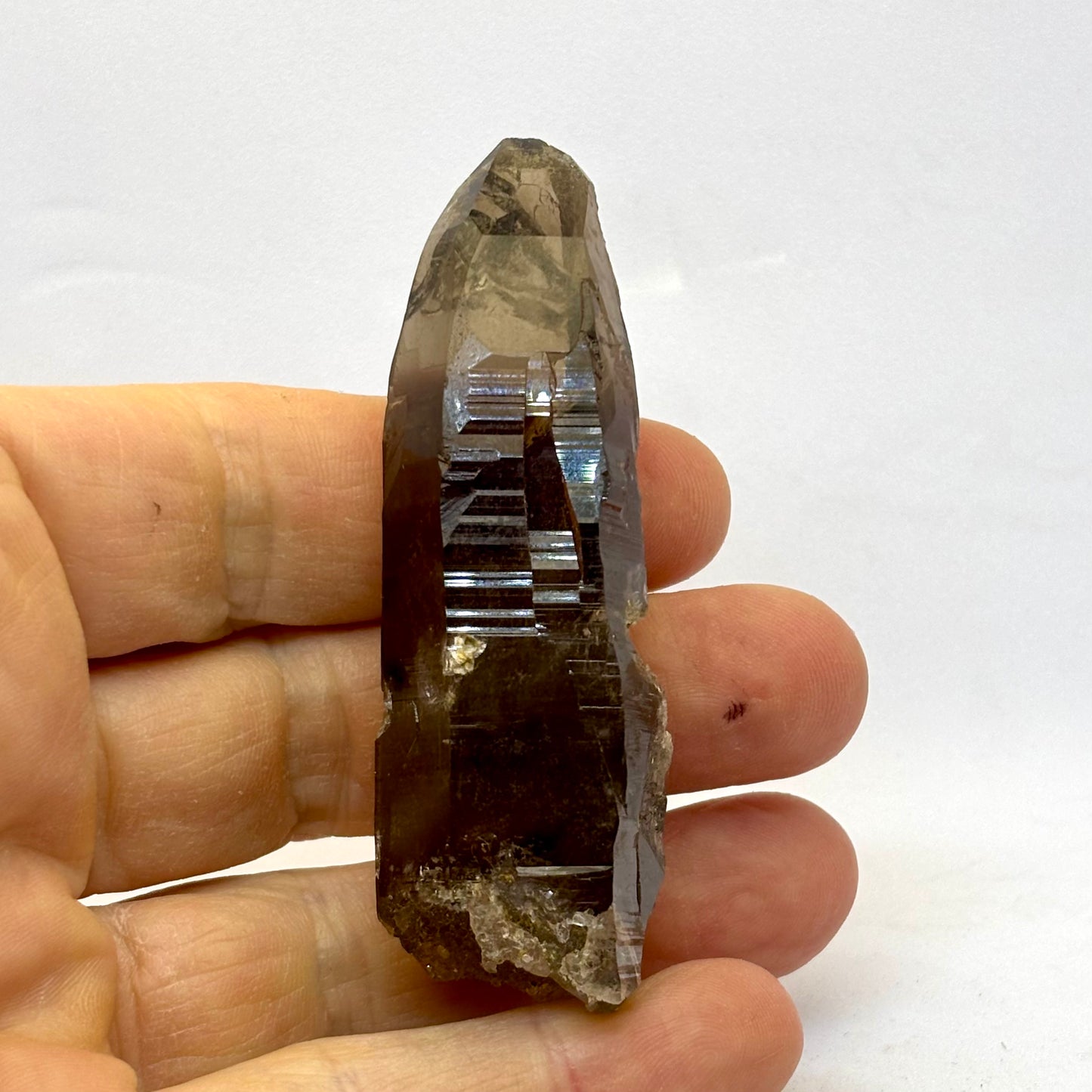 Rauchquarz Lemurian Spitze natürlich 8,5 cm Rauchquarz Lemurian Spitze natürlich 8,5 cm