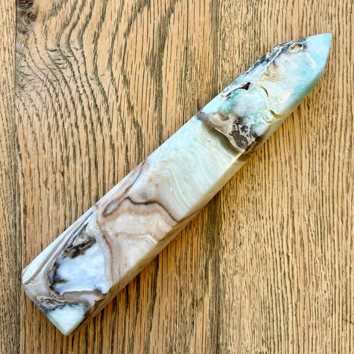 Smithsonite obelisk - 22 cm Smithsonite obelisk - 22 cm