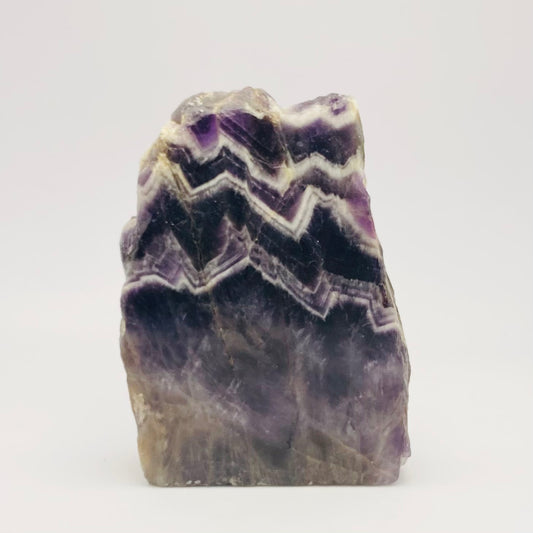 Billede af Amethyst Chevron "Berg" einseitig poliert - 10,5 cm