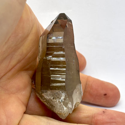 Rauchquarz Lemurian Spitze natürlich 7 cm