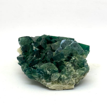 Kubischer grüner Fluoritcluster - 7 cm