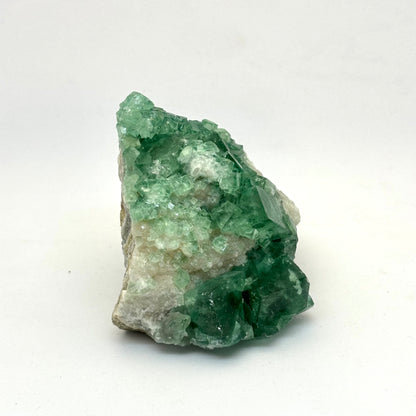 Kubischer grüner Fluoritcluster - 6 cm