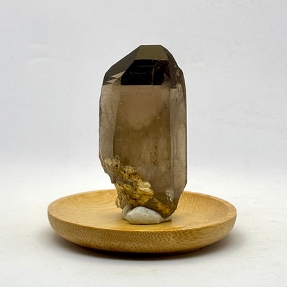 Rauchquarz Lemurian Tafelspitze natürlich 7 cm