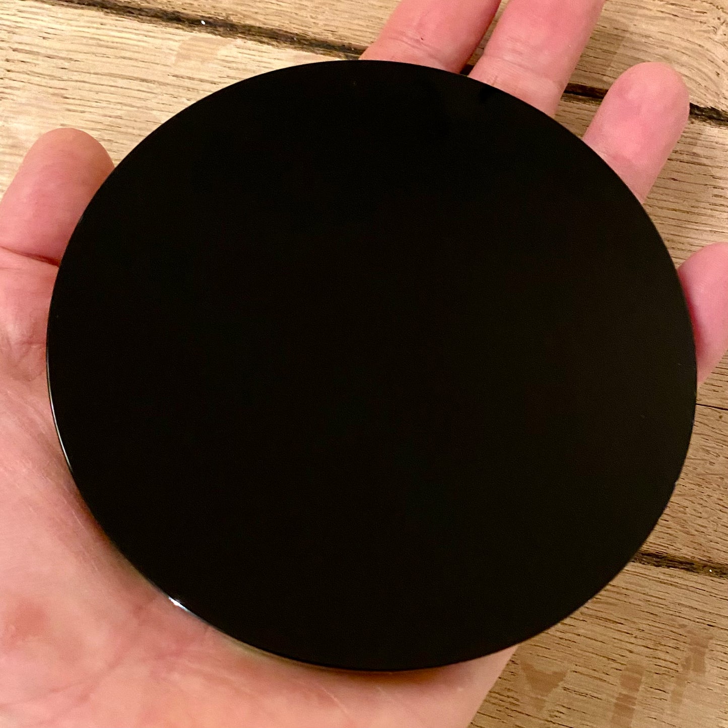 Obsidianspiegel 12 cm Obsidianspiegel 12 cm