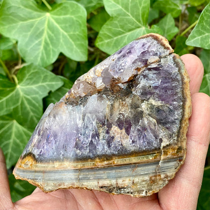 Achat-Geode, poliert 11 cm