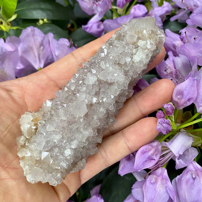 Amethyst Spirit Quartz från Sydafrika - mycket stor 13 cm