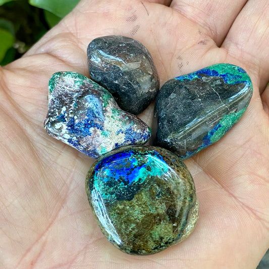 Billede af Azurite Malachite - Pocket Stone