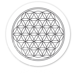 Flower of life sticker 45 mm Flower of life sticker 45 mm