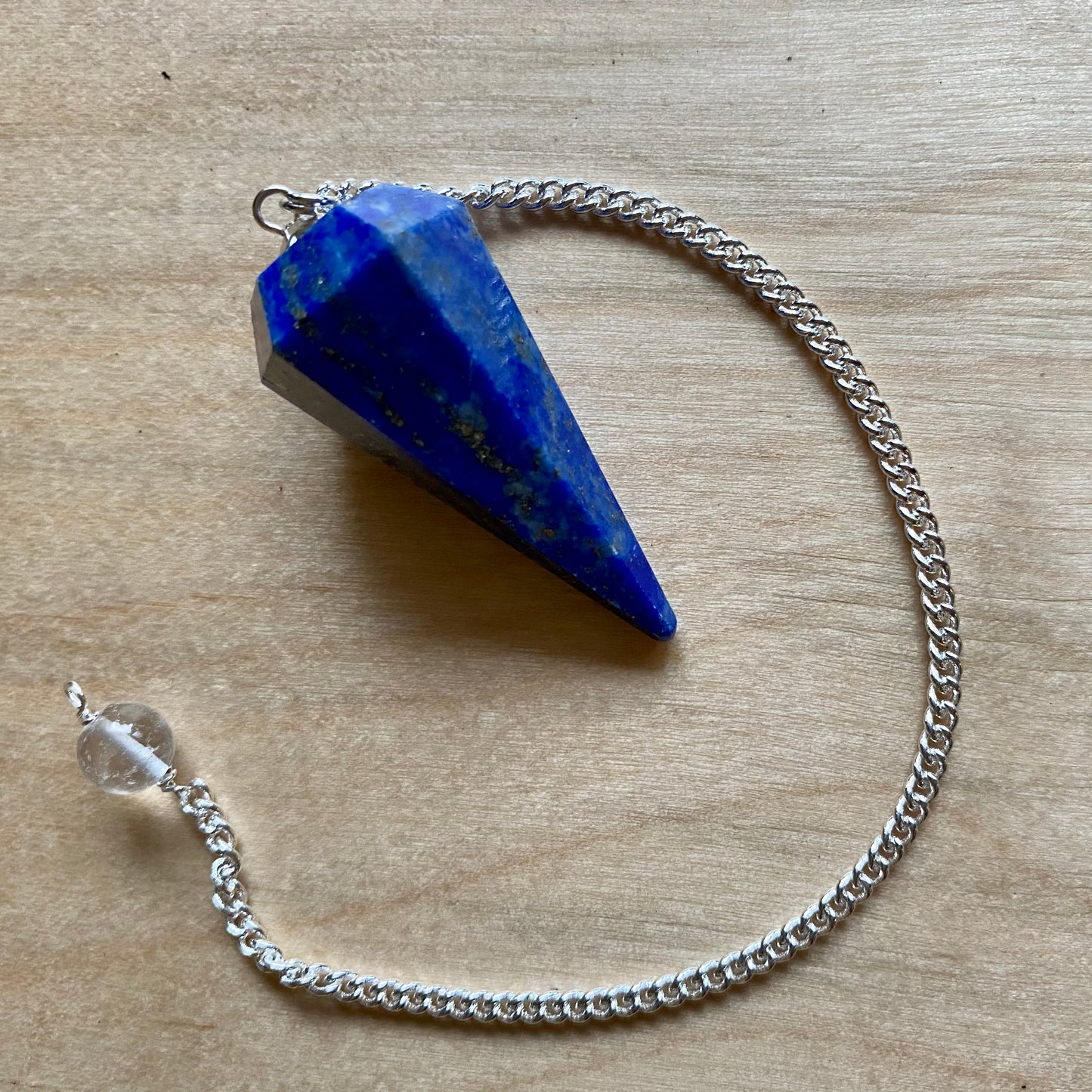 Pendul af Lapis Lazuli A, 6 facetter Pendul af Lapis Lazuli A, 6 facetter