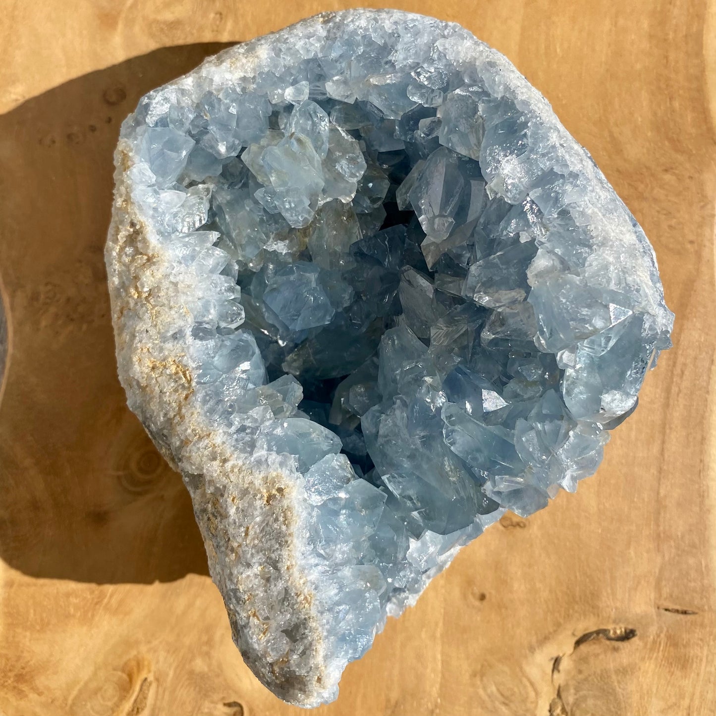 Celestite geode fragment 1.359 gram Celestite geode fragment 1.359 gram