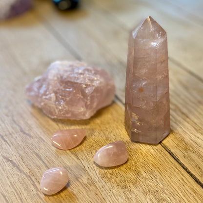 Kristallkombination - Rose Quartz Variations 