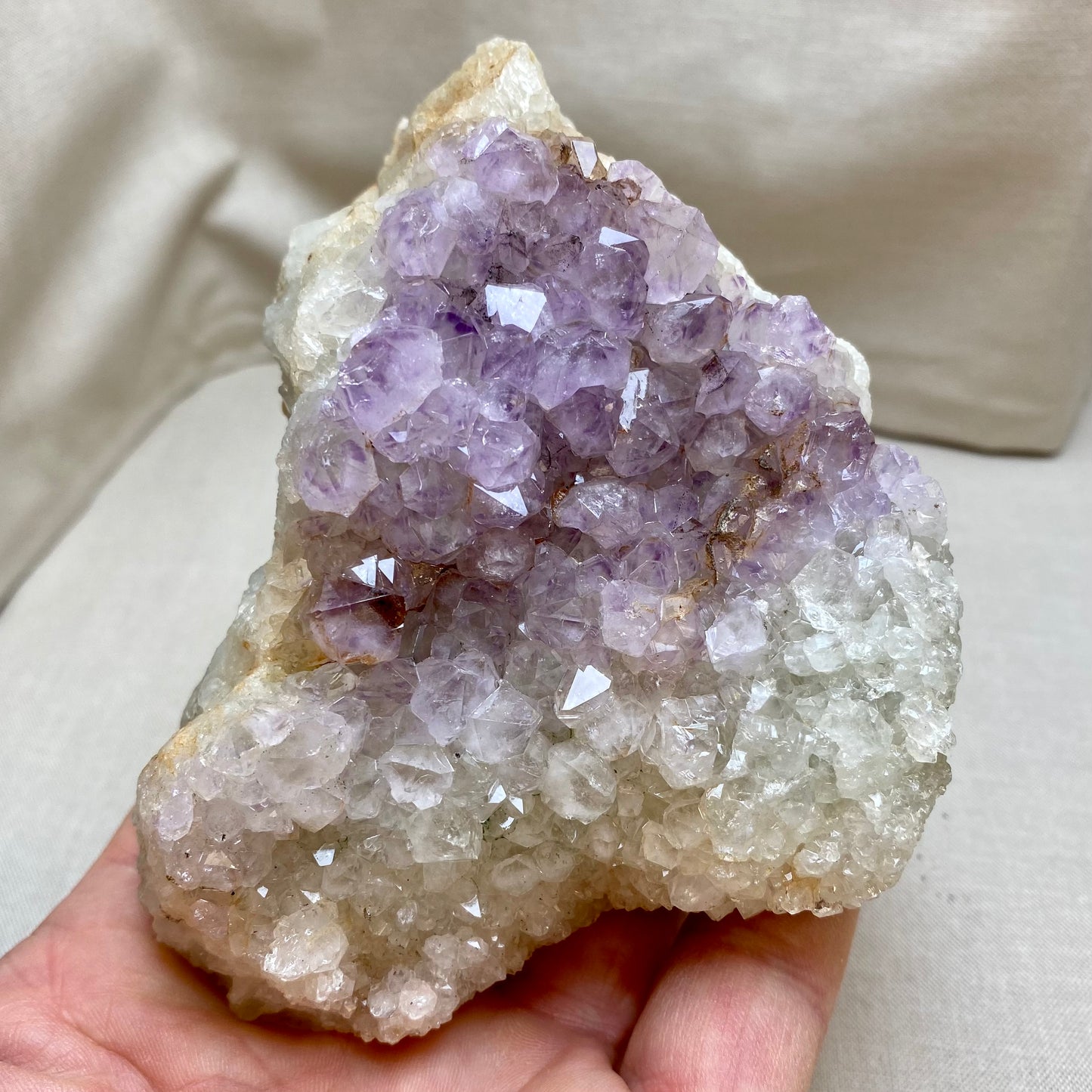 Amethyst Achat Geode, roh 10 cm Amethyst Achat Geode, roh 10 cm