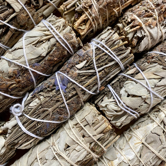 Billede af Hvid Salvie og Lavendel - rens dine krystaller - smudge stick