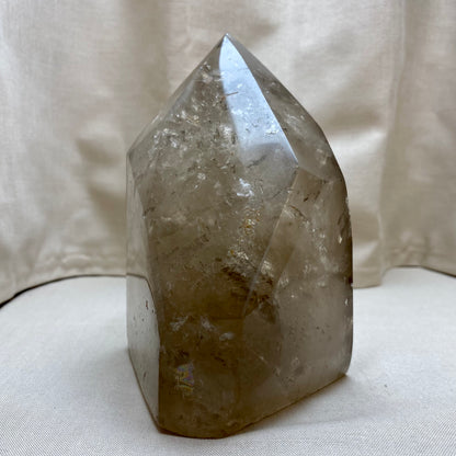 Bergkristall/rökkvartsspets 12 cm