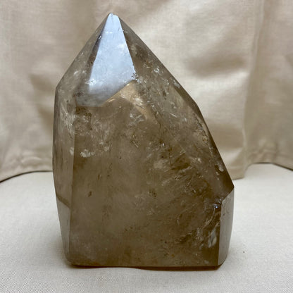 Bergkristall/rökkvartsspets 12 cm