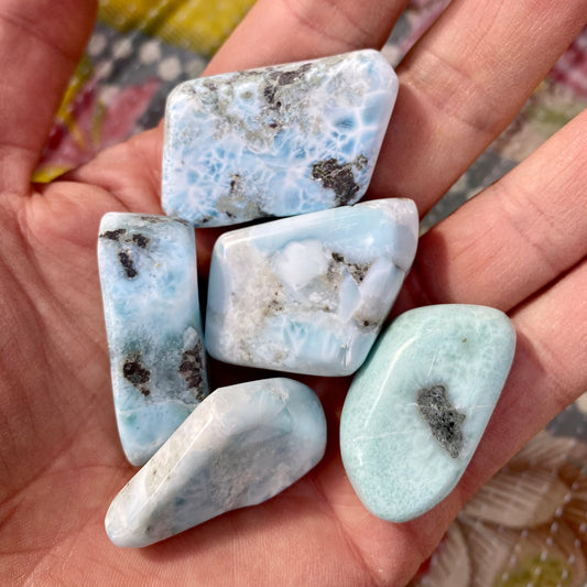 Billede af Larimar - Taschenstein 4 - 4,5 cm