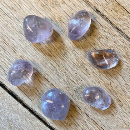 Kolumbianischer Amethyst, trüb, 6 Stück