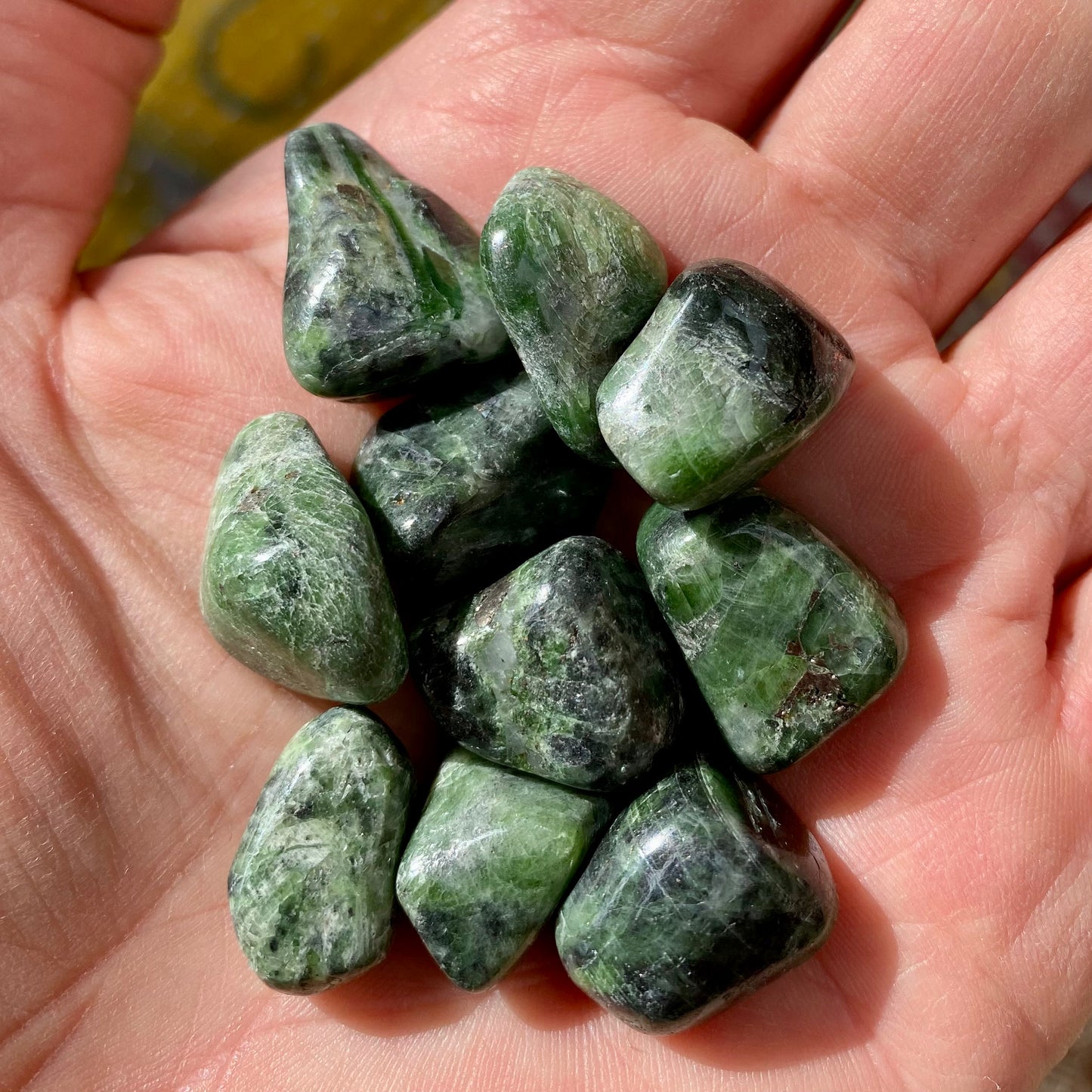 Krom diopside - ficksten Krom diopside - ficksten