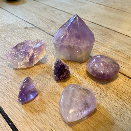 Billede af Kristallkombination - Amethyst Variationen 