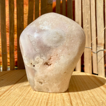 Rosa Amethyst Skulptur 10 cm