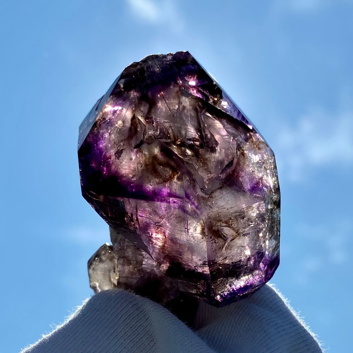 Brandbergquarz/Amethyst 6 cm Brandbergquarz/Amethyst 6 cm