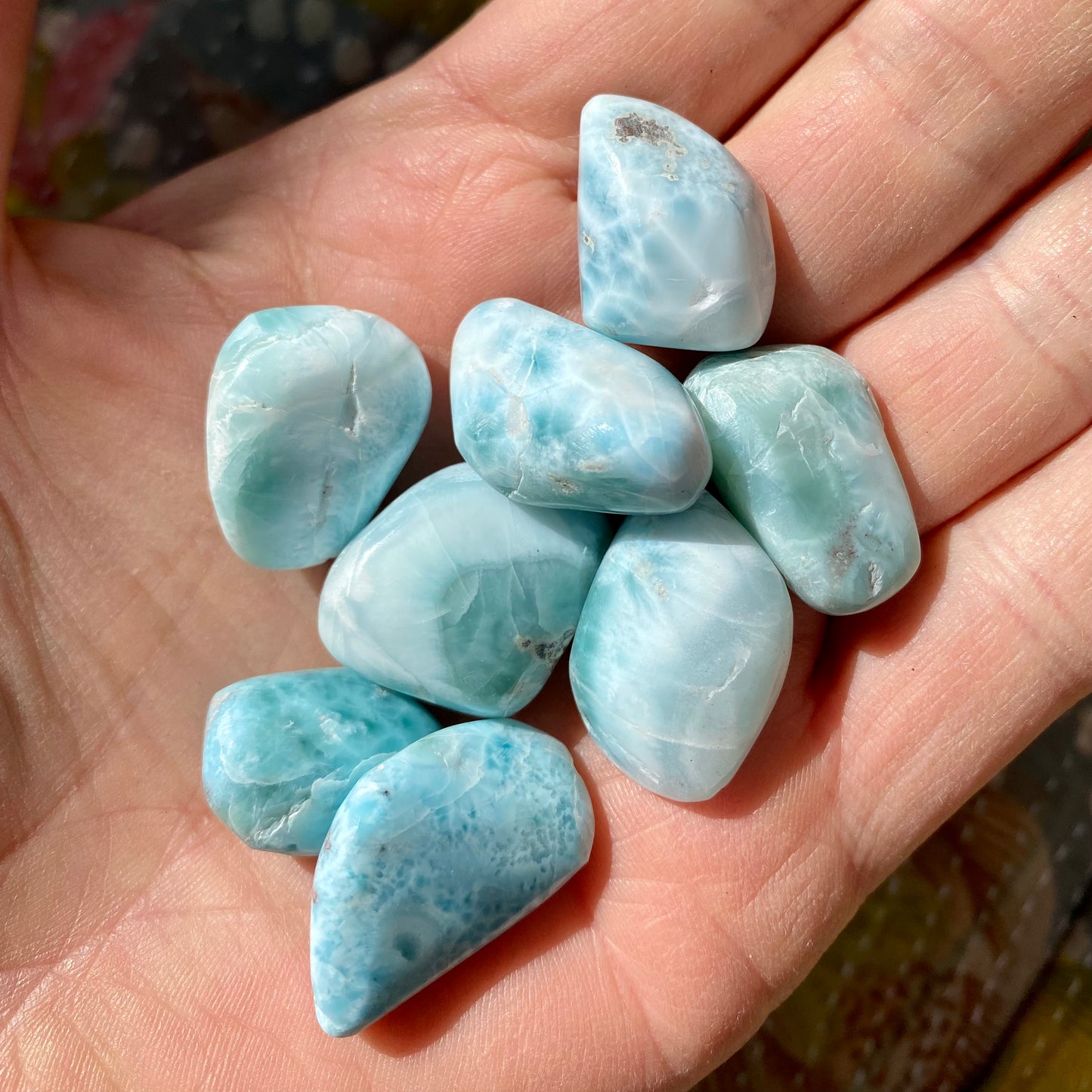 Larimar - ficksten 2 - 2,5 cm Larimar - ficksten 2 - 2,5 cm