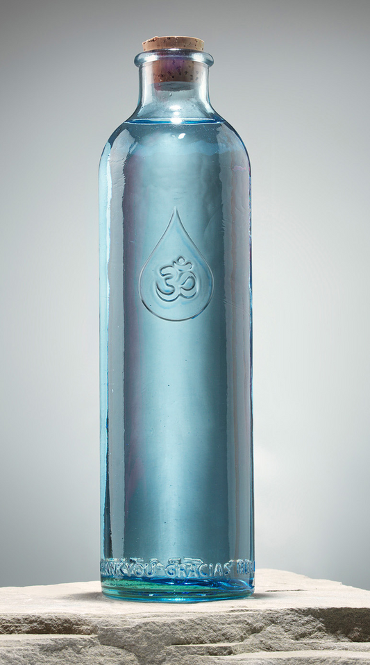 Billede af Glaswasserflasche mit AUM Symbol - 1,2 Liter