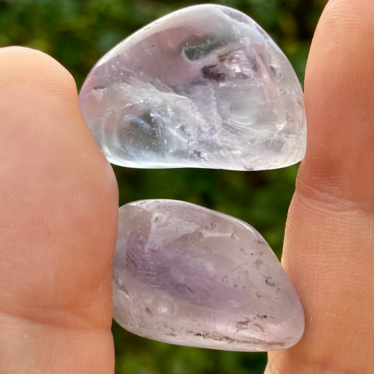 Kolumbianischer Amethyst, trüb, 6 Stück Kolumbianischer Amethyst, trüb, 6 Stück