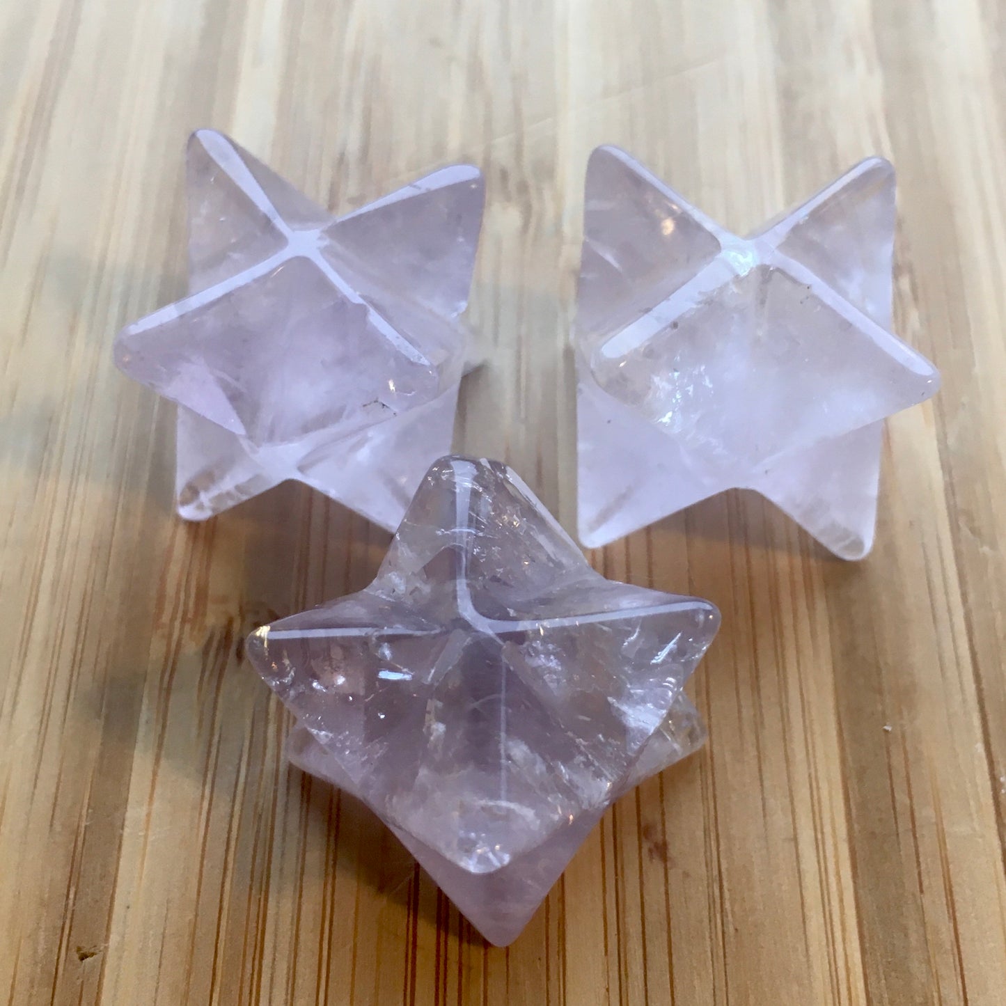 Merkaba - heller Amethyst 2,5 cm Merkaba - heller Amethyst 2,5 cm