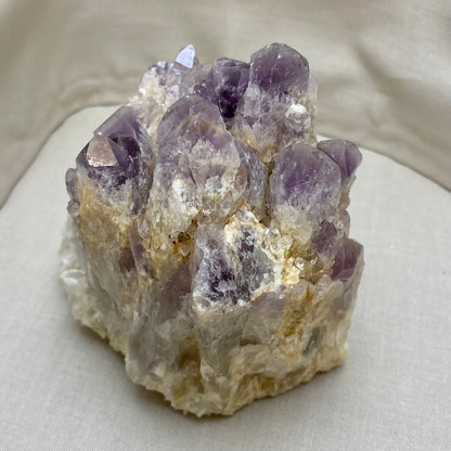 Amethyst-Cluster aus Zucker 9 cm