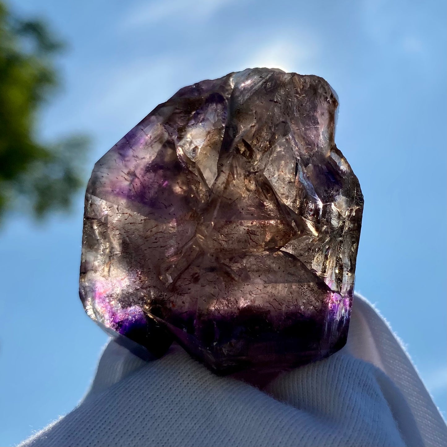 Brandbergquarz/Amethyst 5 cm Brandbergquarz/Amethyst 5 cm